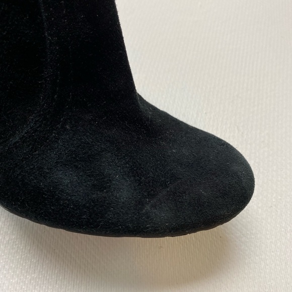 Tory Burch Adrienne Wedge Boots/Booties in Black Suede Size 8 EUC - Picture 8 of 16